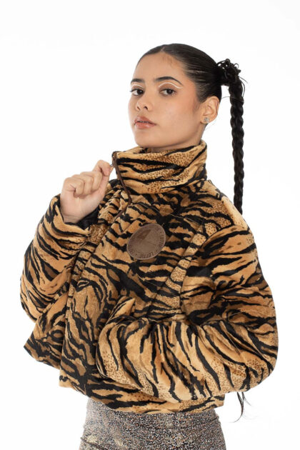 PUFFER FELINA DORADA